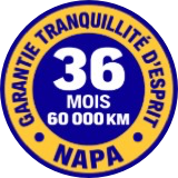 36 mois garantie